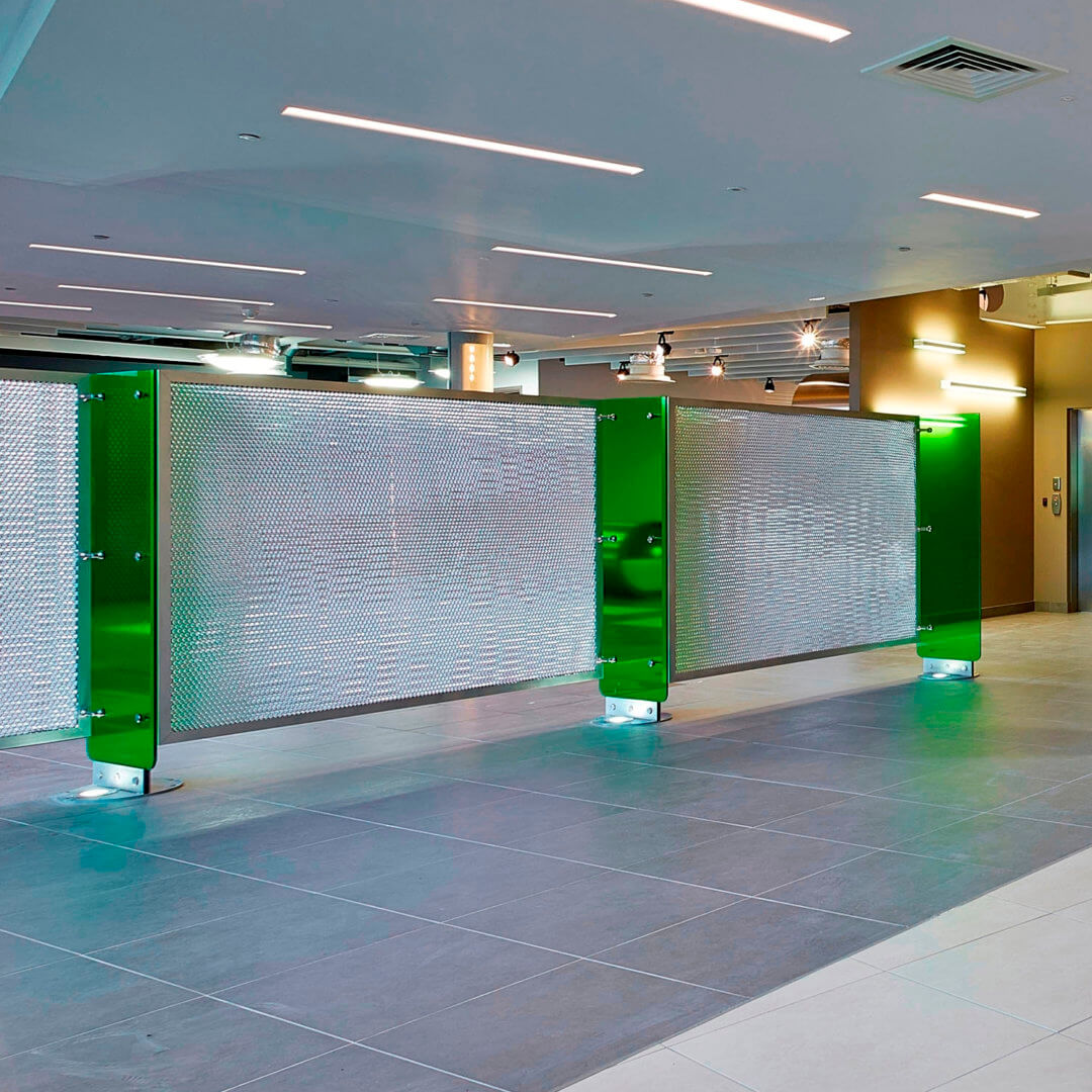 Zigzag Partition featuring Mykon panels