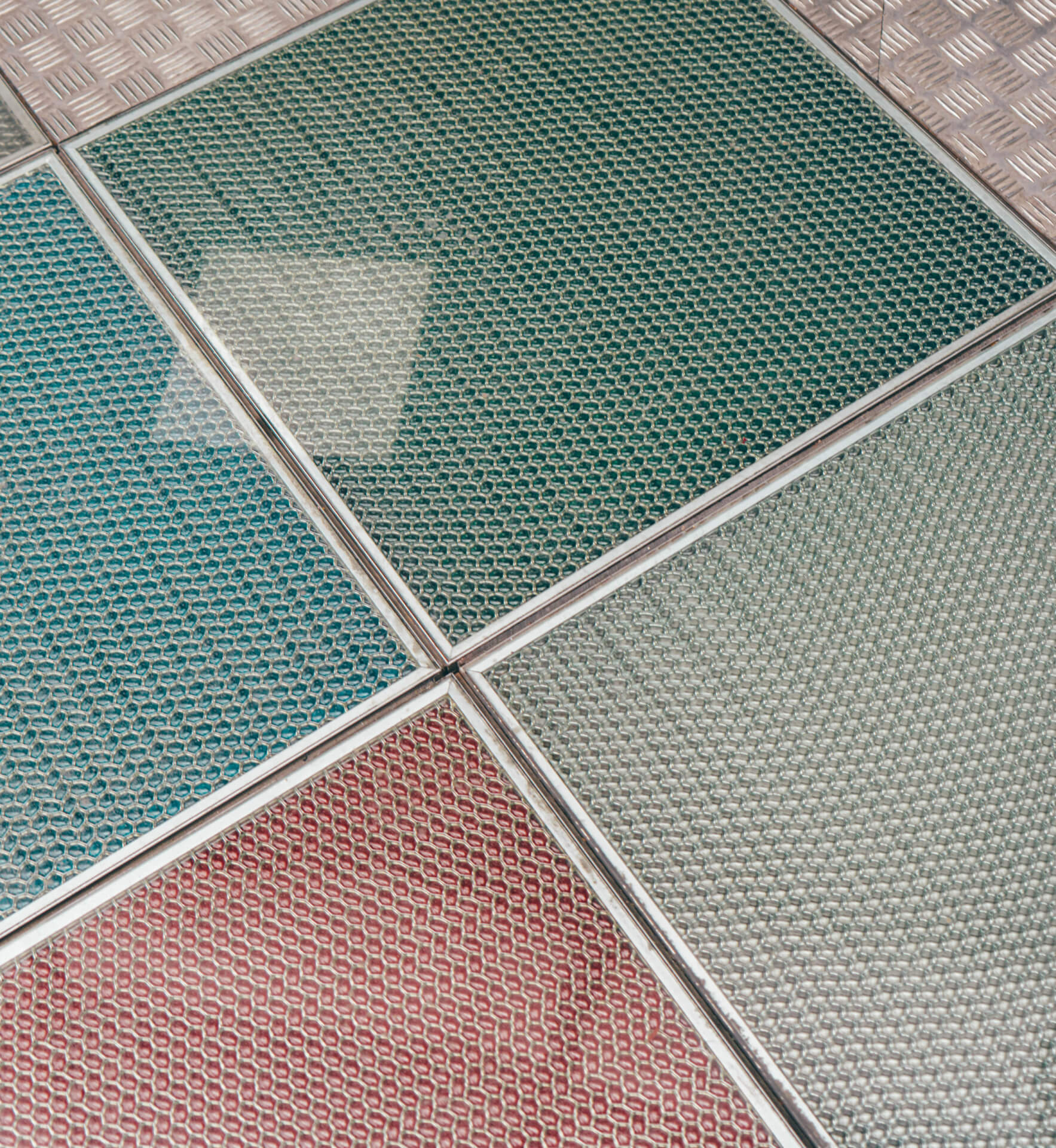 Translucent flooring panels by Mykon