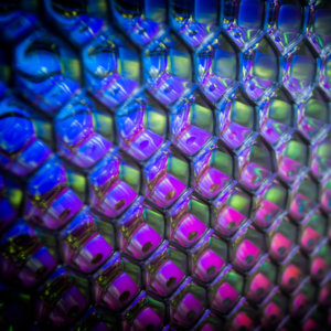 Mykon decorative composite panel in iris colour