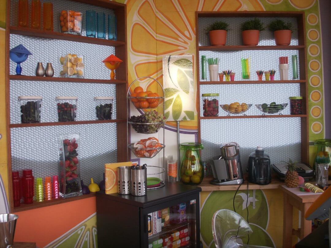 Coffee shop refurbishment & fit out ideas using Mykon’s decorative composite panels